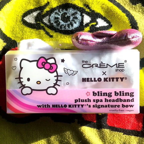 🎀✨🆕Crème Shop x Hello Kitty Limited Edition Bing’d Out Plush Spa Headband!BNIB - Picture 1 of 10